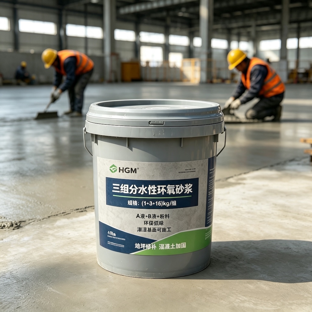 连云三组份水性环氧砂浆